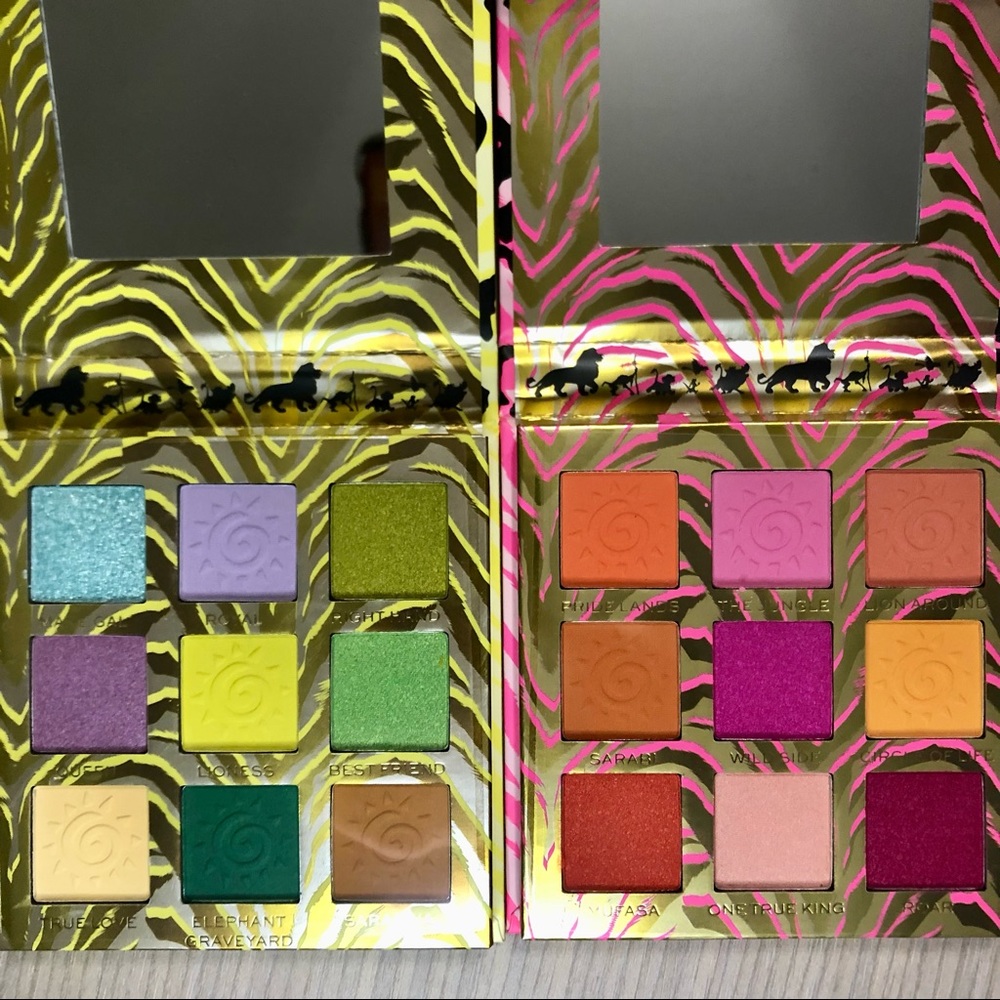 MAKEUP REVOLUTION x DISNEY THE LION KING Eyeshadow Palette Bundle, 4 Palettes